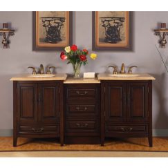 73.5 Inch Double Sink Vanity with Under Counter LED Lighting