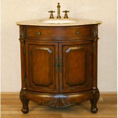 32 Inch Corner Single Sink Bathroom Vanity