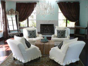 French Country Living Room via HGTV.com