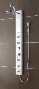 Venezia PVC Silver Shower Massage Panel