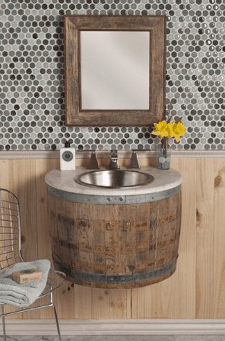 rustic bathroom design on a budget