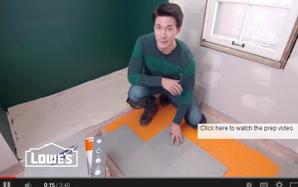 How To Tile a Bathroom Floor
