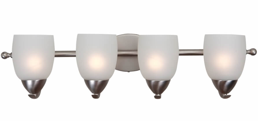 4 Light Vanity Lighting in Brushed Nickel