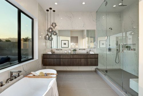 modern floating bathroom vanity