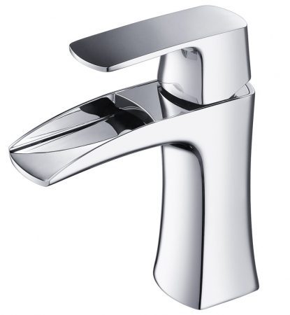 Chrome Single Hole Bathroom Vanity Faucet