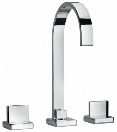 Three Hole Bathroom Vanity Faucet with Finish Option