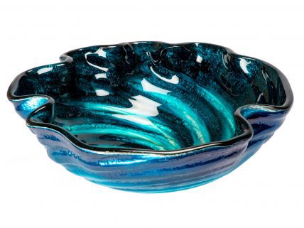 Carribean Wave Glass Vessel Sink