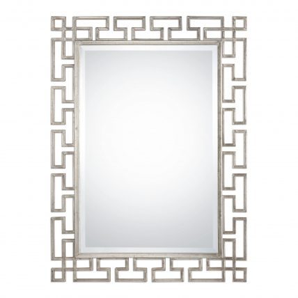 Agata Silver Rectangular Mirror