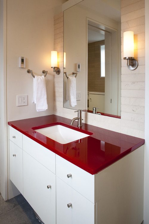 vanity-with-red-counter-contemporary-bathroom-new-york