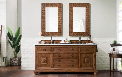 72 Inch Rustic Double Sink Bathroom Vanity