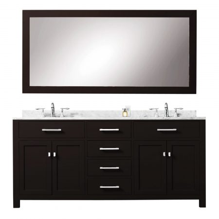 72 Inch Double Sink Bathroom Vanity with Ample Storage