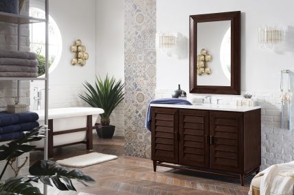 48 Inch Single Sink Bathroom Vanity in Mahogany